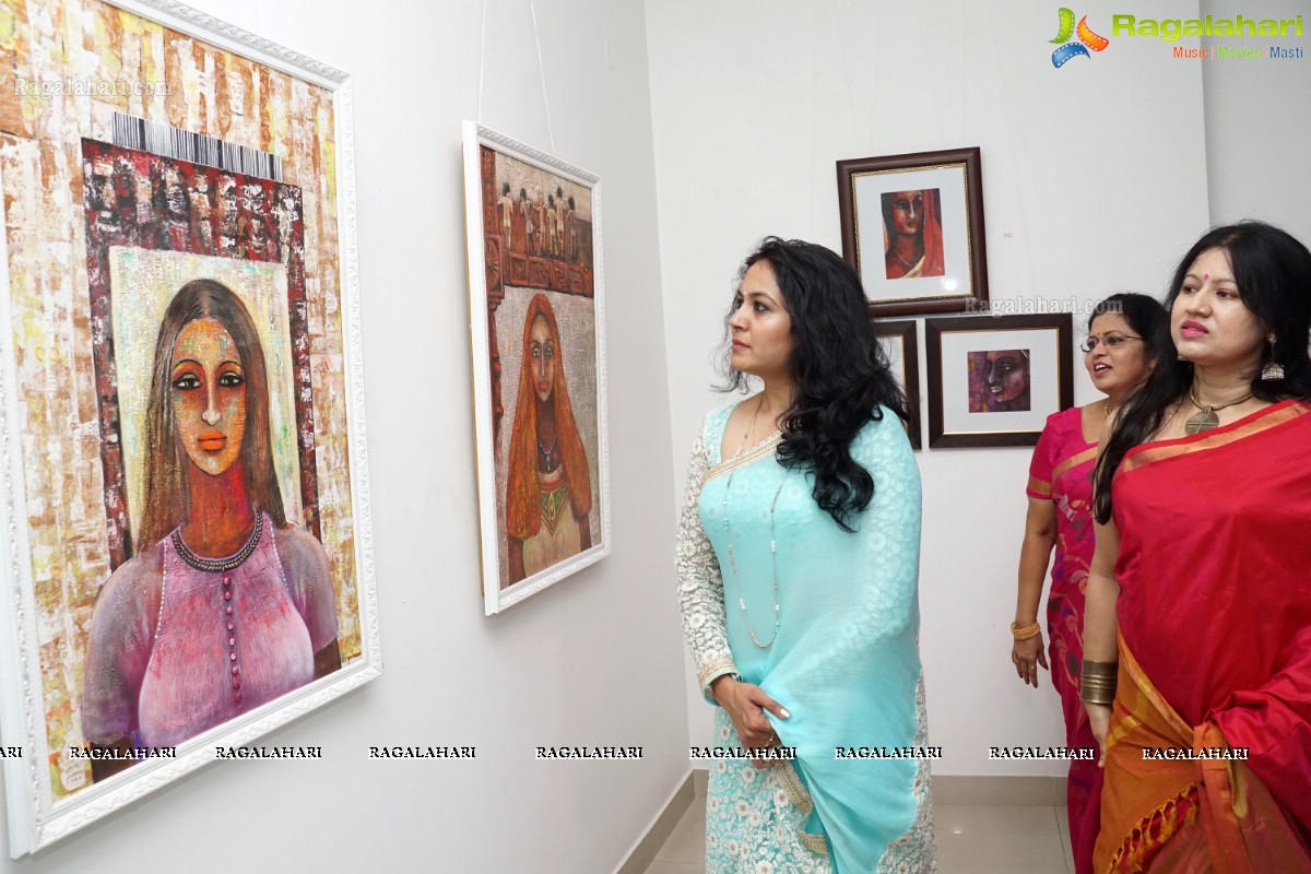 Sandhya Shankar Patnaik Art Exhbition in Hyderabad