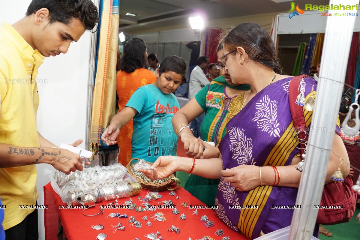 Anukriti Sharma launches Silk and Cotton Fab of India Exhibition at TTD Kalyana Mandapam