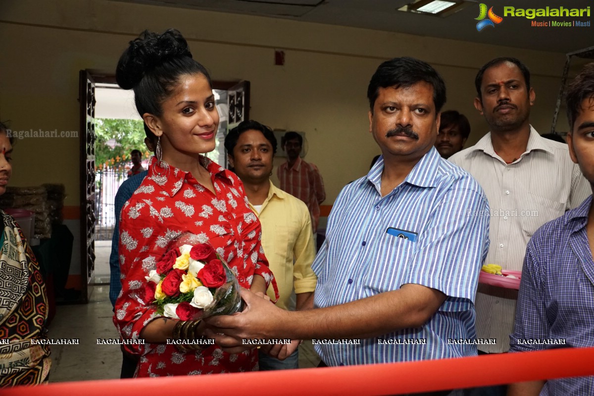 Anukriti Sharma launches Silk and Cotton Fab of India Exhibition at TTD Kalyana Mandapam