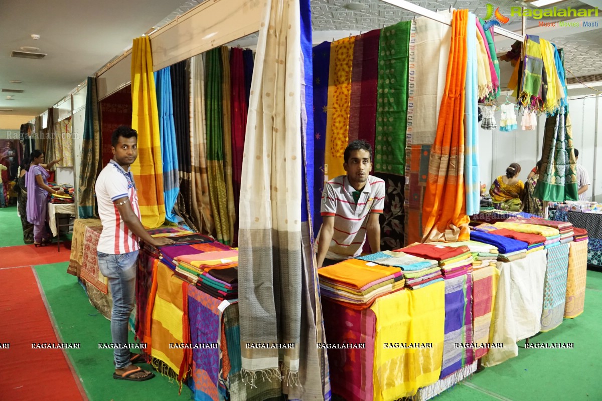 Anukriti Sharma launches Silk and Cotton Fab of India Exhibition at TTD Kalyana Mandapam