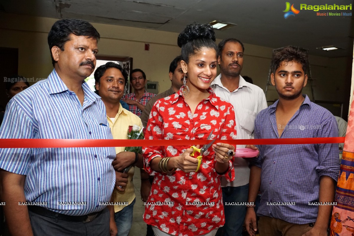 Anukriti Sharma launches Silk and Cotton Fab of India Exhibition at TTD Kalyana Mandapam