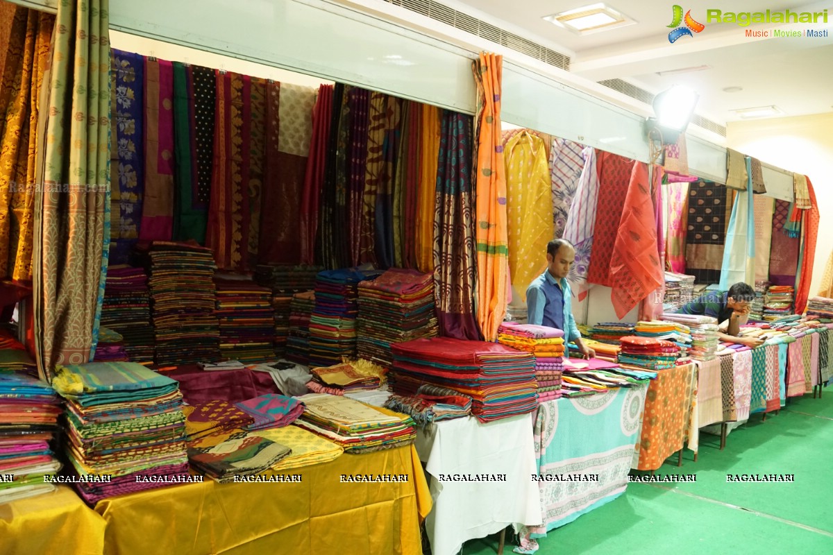 Anukriti Sharma launches Silk and Cotton Fab of India Exhibition at TTD Kalyana Mandapam