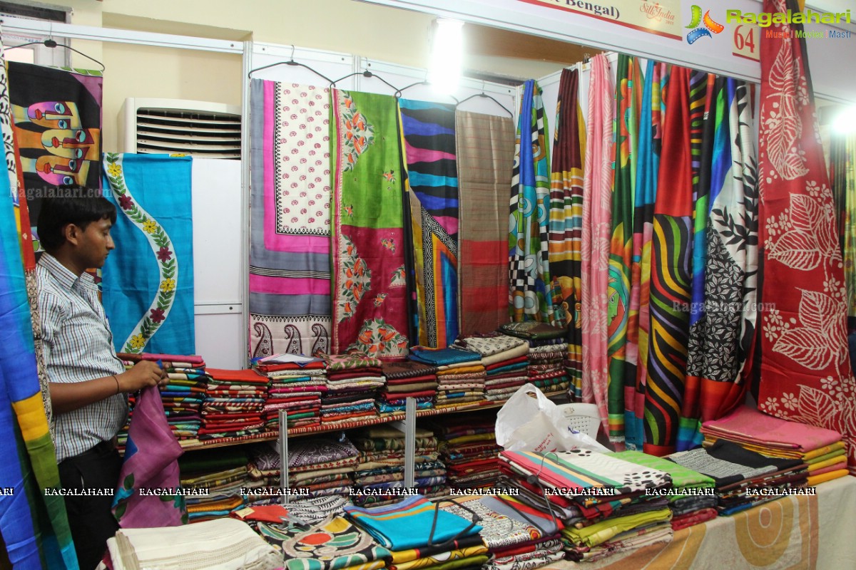 Silk India 2015 Exhibition cum Sale at Sri Raja Rajeshwari Gardens, Hyderabad