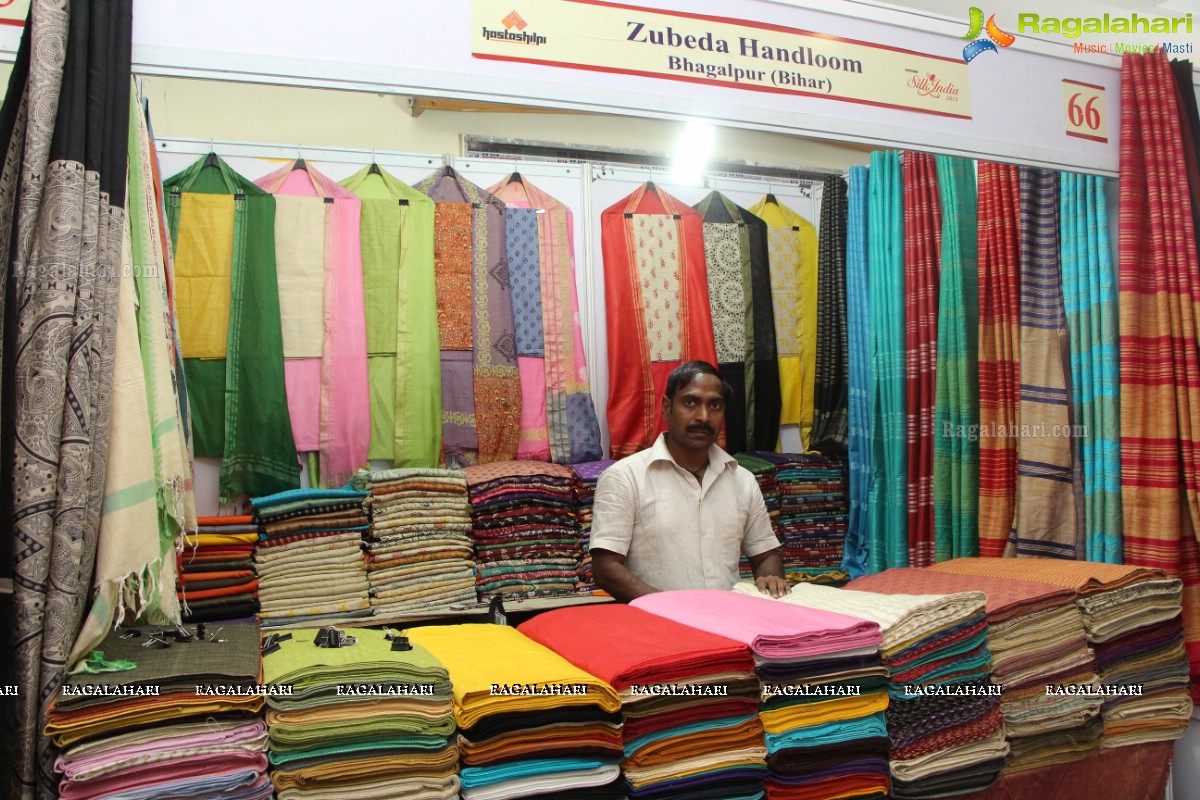 Silk India 2015 Exhibition cum Sale at Sri Raja Rajeshwari Gardens, Hyderabad