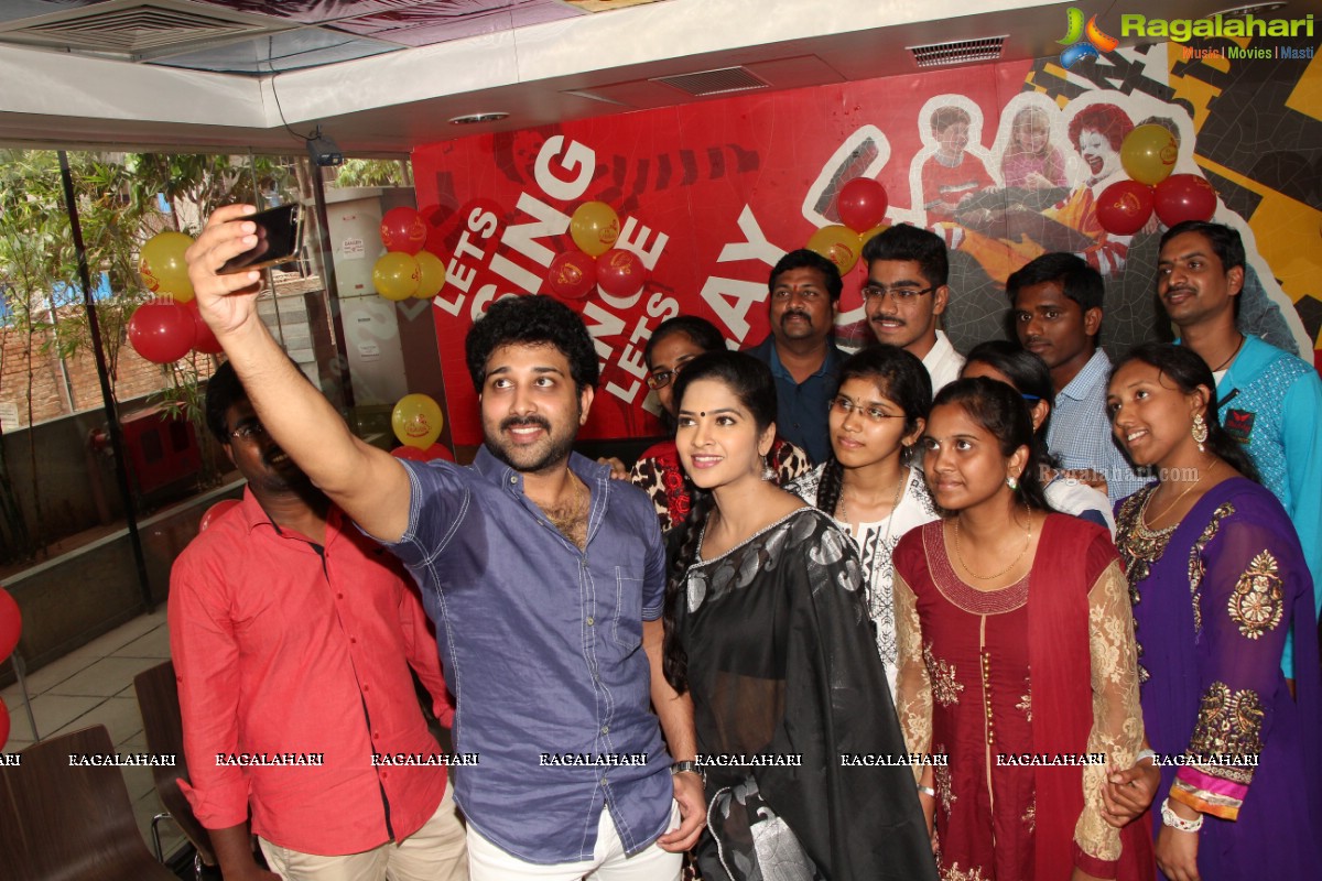 Sivabalaji-Madhumitha Fans Meet at McDonald's, Hyderabad