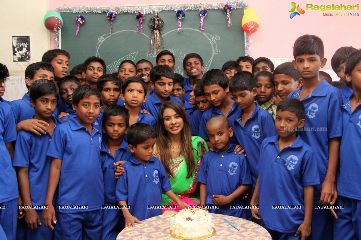 Sri Reddy Mallidi Birthday Celebrations at Children's of Don Bosco Navjeevan-Home for Street Children's in Bazarghat