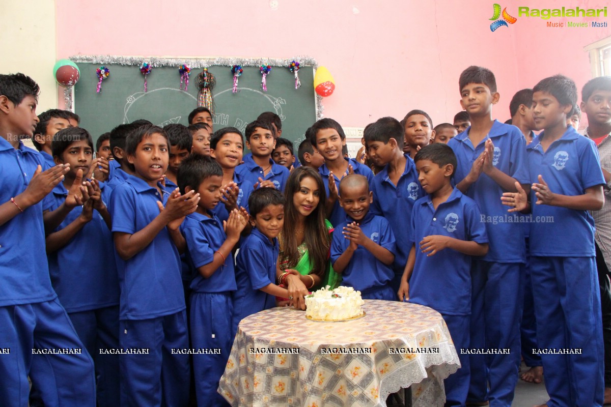 Sri Reddy Mallidi Birthday Celebrations at Children's of Don Bosco Navjeevan-Home for Street Children's in Bazarghat