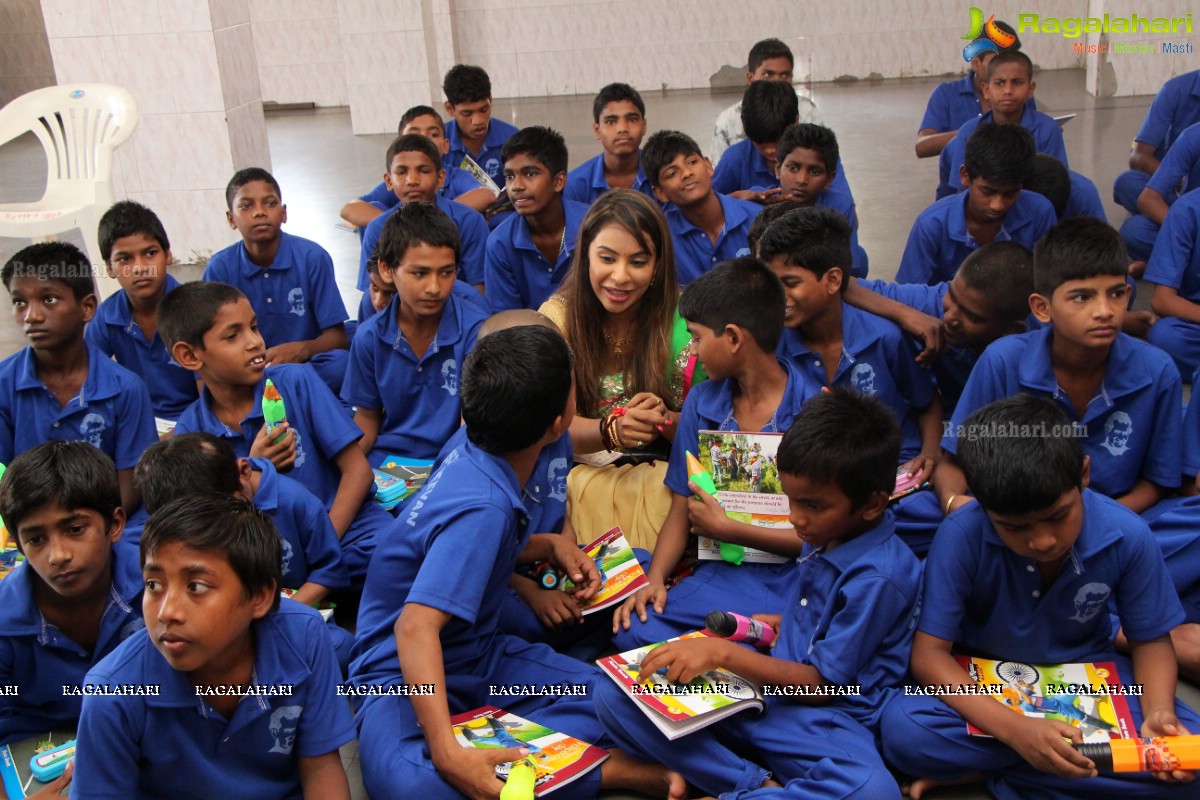 Sri Reddy Mallidi Birthday Celebrations at Children's of Don Bosco Navjeevan-Home for Street Children's in Bazarghat