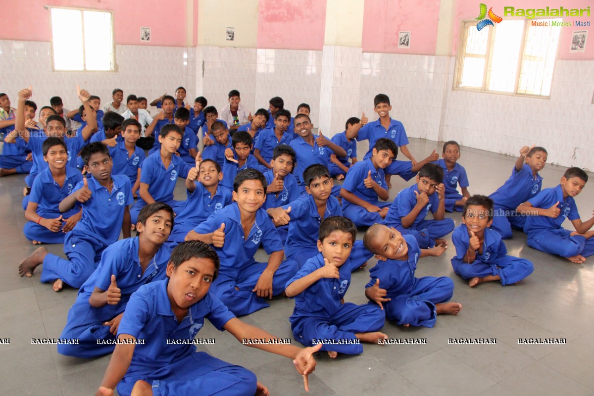 Sri Reddy Mallidi Birthday Celebrations at Children's of Don Bosco Navjeevan-Home for Street Children's in Bazarghat