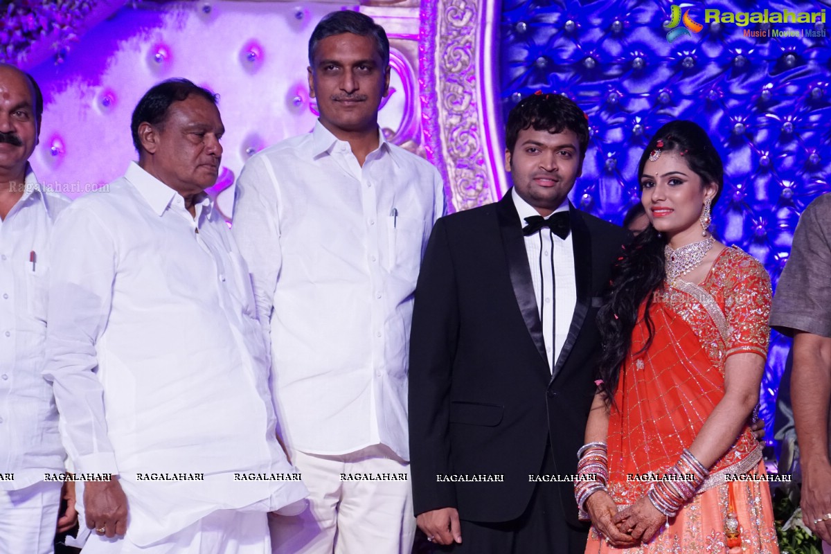 Grand Wedding Reception of Dr. Supreeth Reddy-Dr. Shalini Reddy at JRC Convention