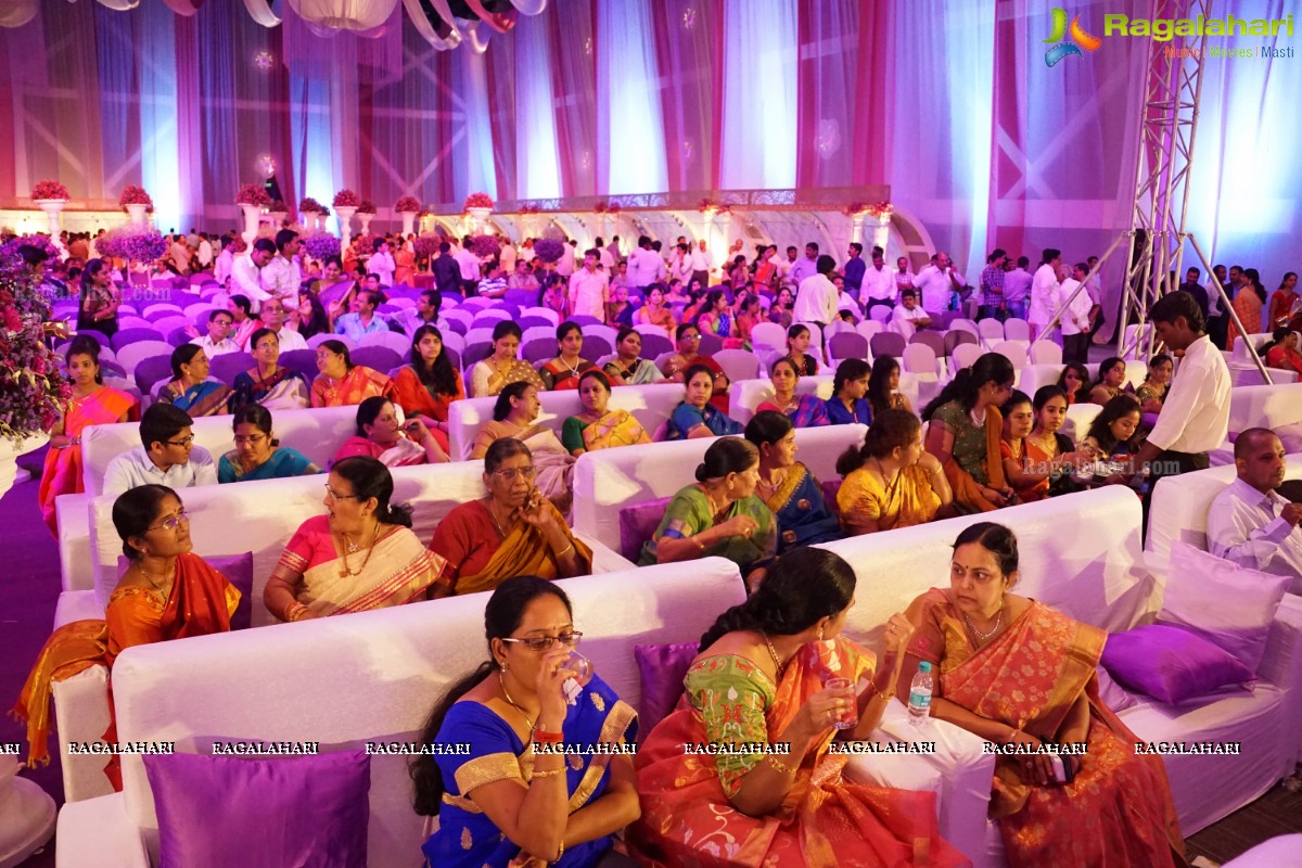 Grand Wedding Reception of Dr. Supreeth Reddy-Dr. Shalini Reddy at JRC Convention