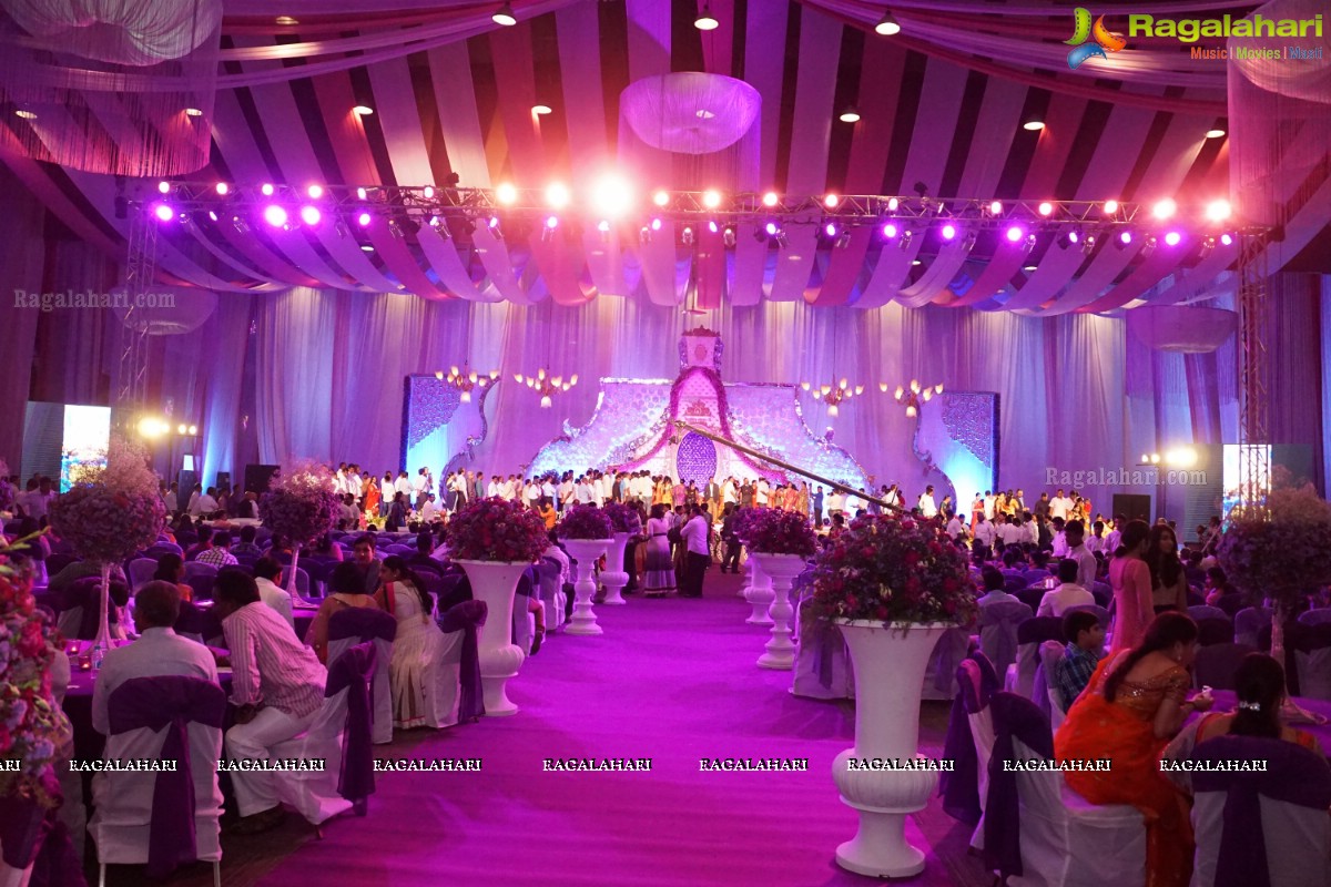 Grand Wedding Reception of Dr. Supreeth Reddy-Dr. Shalini Reddy at JRC Convention