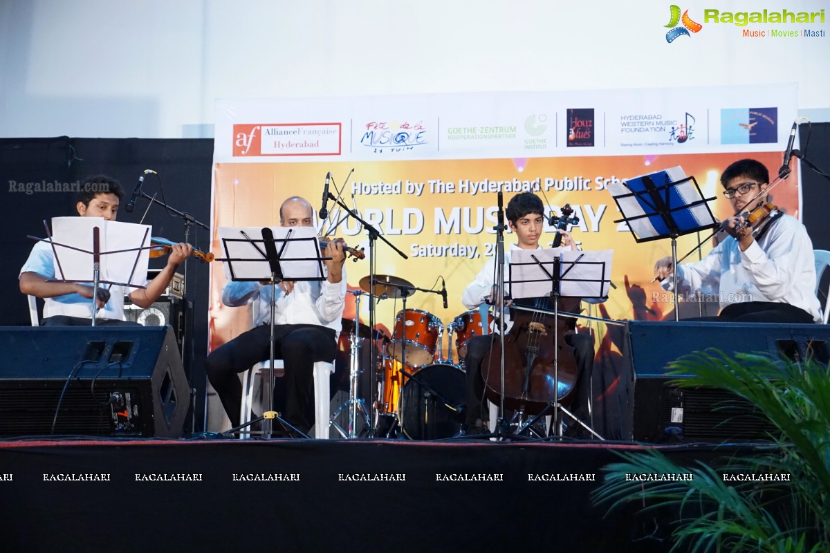 World Music Day 2015 at Hyderabad Public School