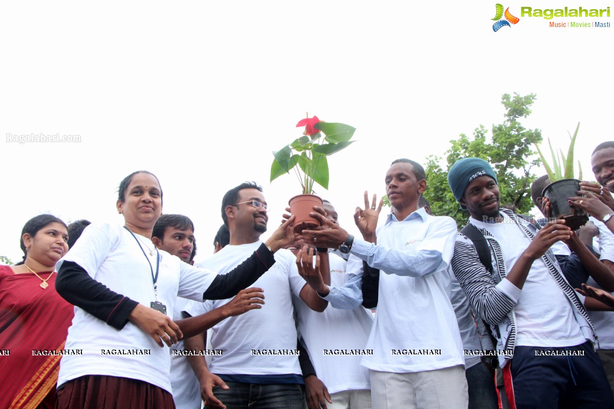 International Yoga Day Celebrations at Sanjeevaiah Park, Hyderabad