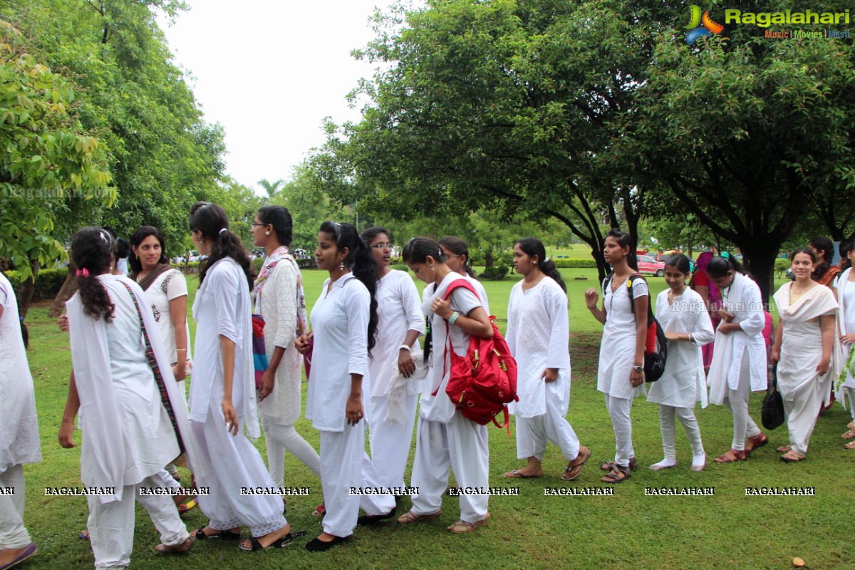 International Yoga Day Celebrations at Sanjeevaiah Park, Hyderabad