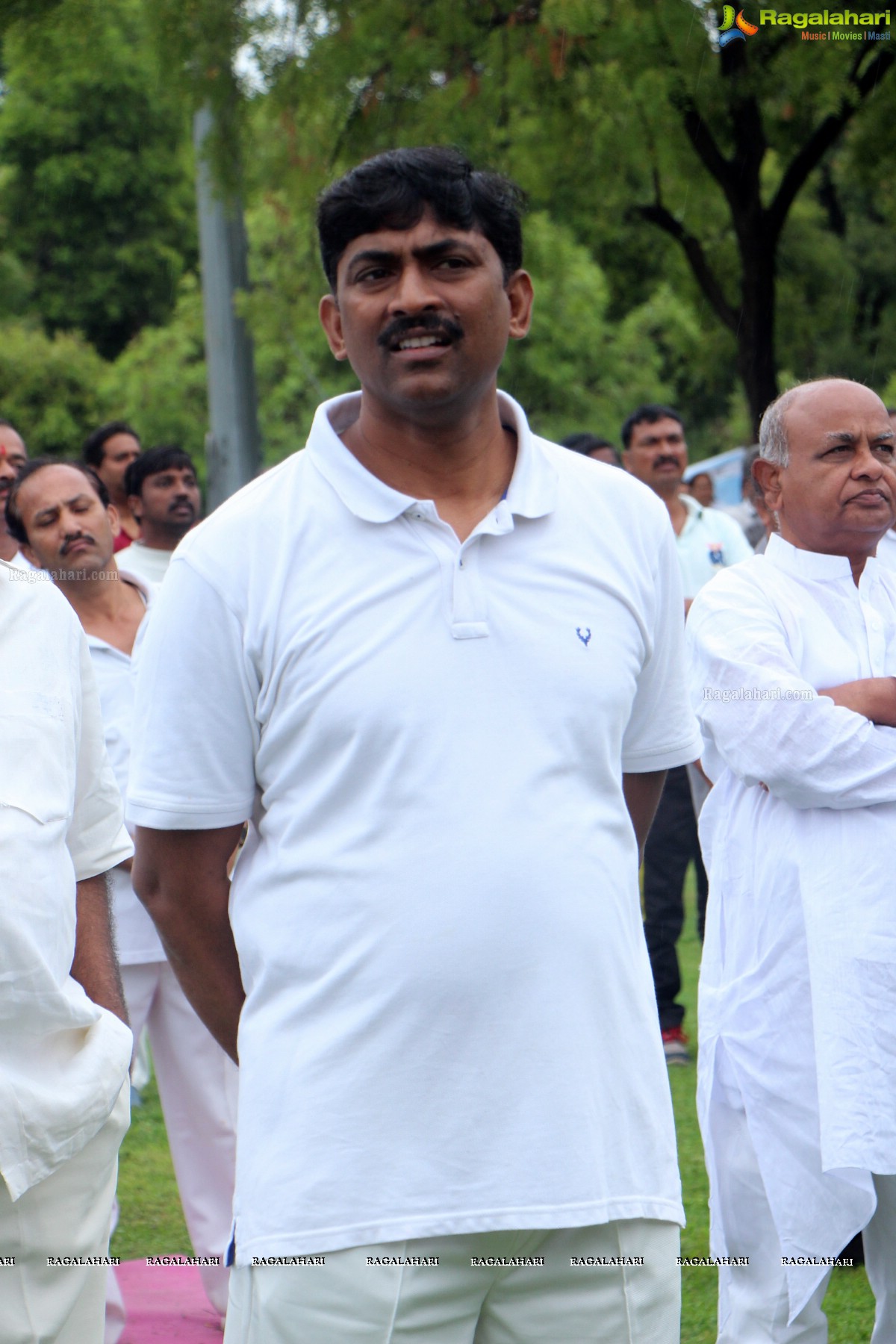 International Yoga Day Celebrations at Sanjeevaiah Park, Hyderabad