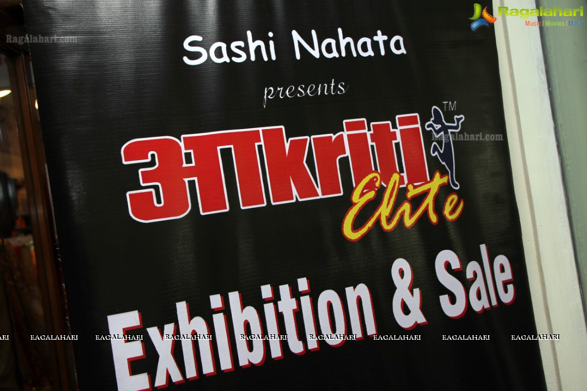 Harisha launches Sashi Nahata's Akritti Elite Exhibition and Sale at Taj Krishna, Hyderabad