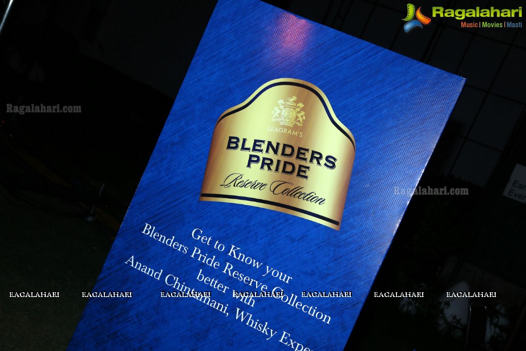 Presentation of Blenders Pride Reserve Collection at Jubilee Hills International Centre, Hyderabad 
