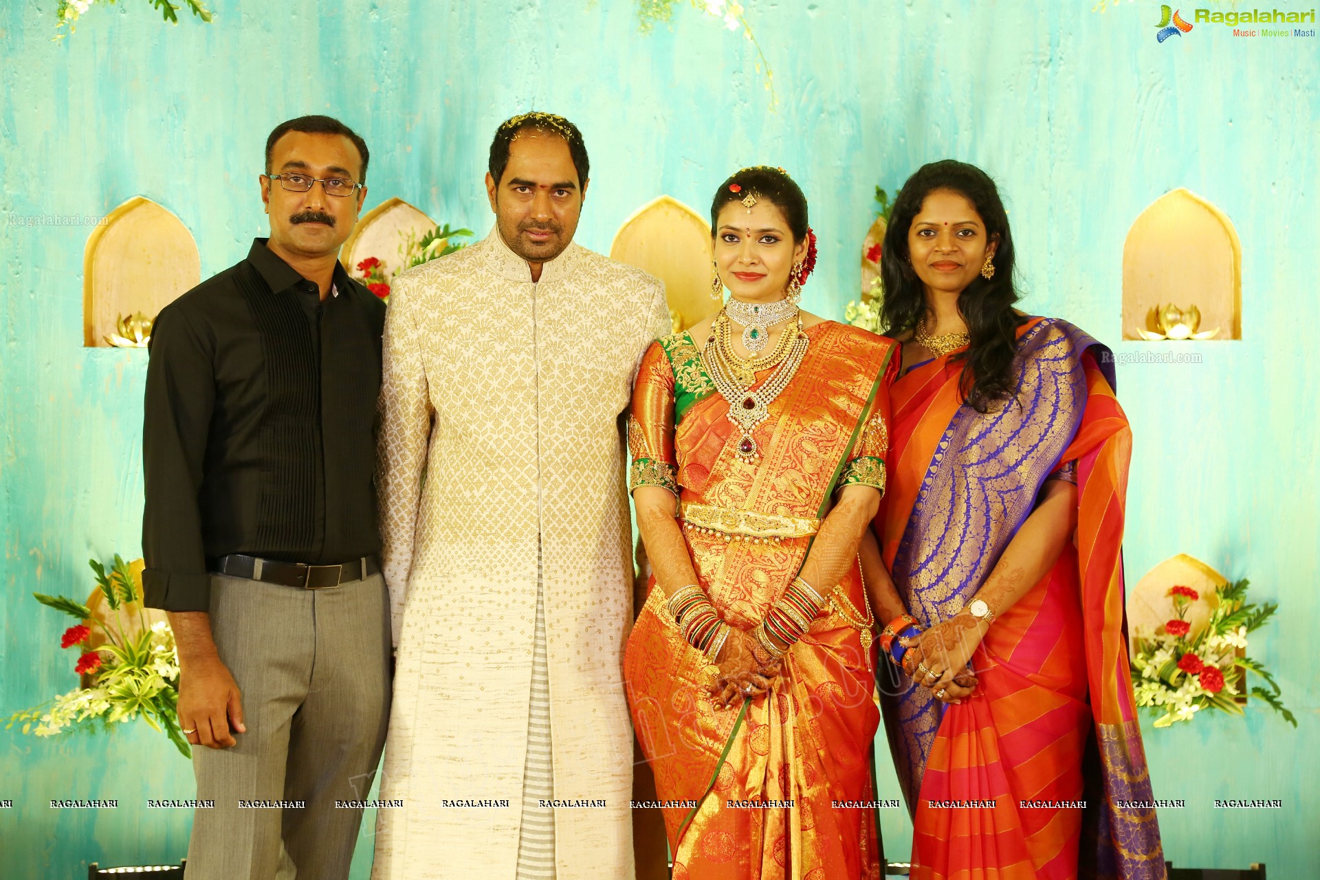 Director Krish-Dr Ramya Engagement Ceremony at Trident Hotel, Hyderabad