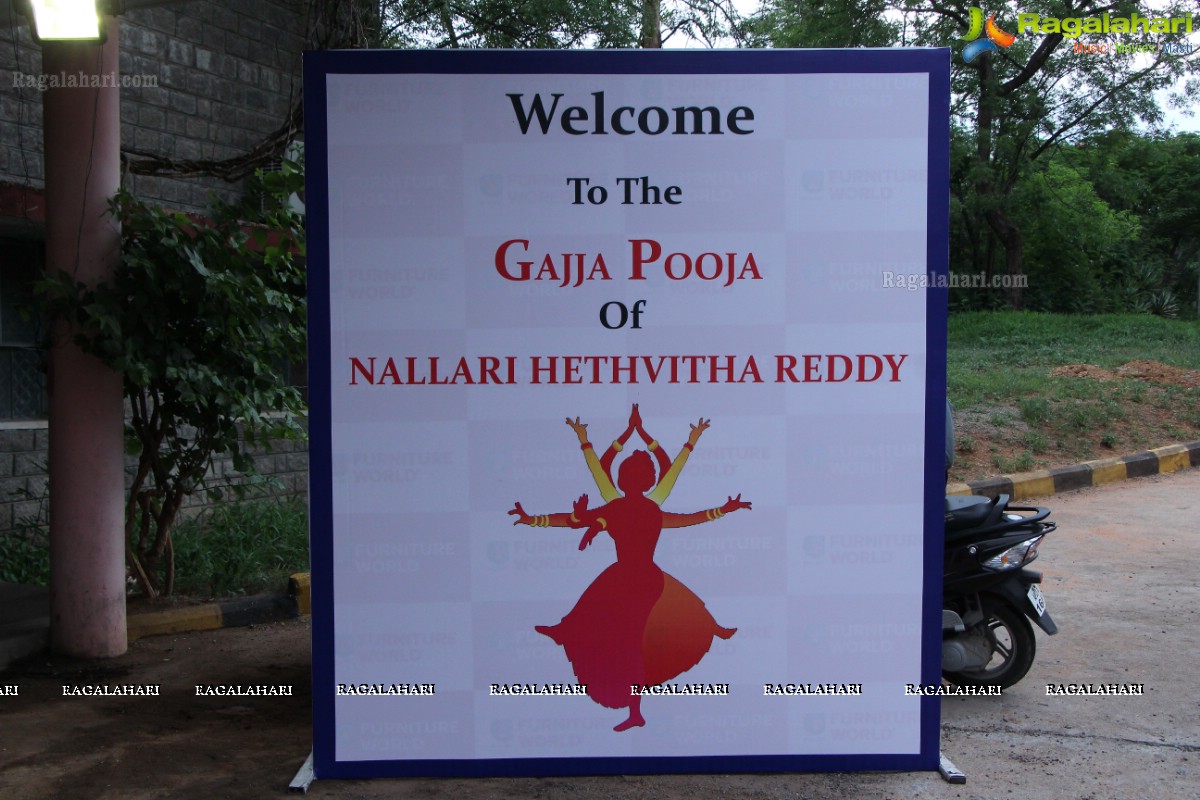 The Gajja Pooja of Nallari Hethvitha Reddy, Hyderabad