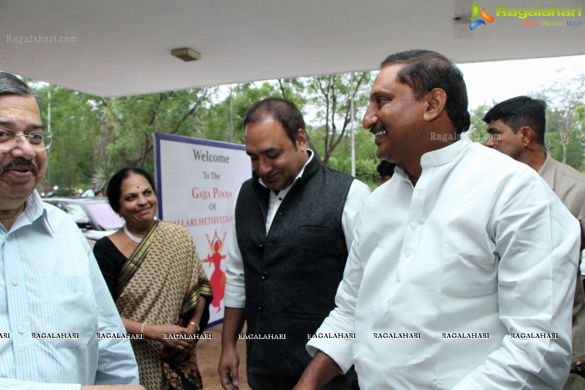 The Gajja Pooja of Nallari Hethvitha Reddy, Hyderabad