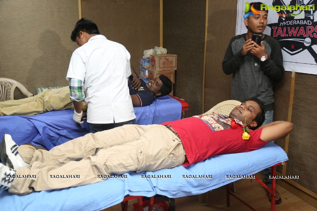 Hyderabad Talwars Cricket Team Blood Donation Camp