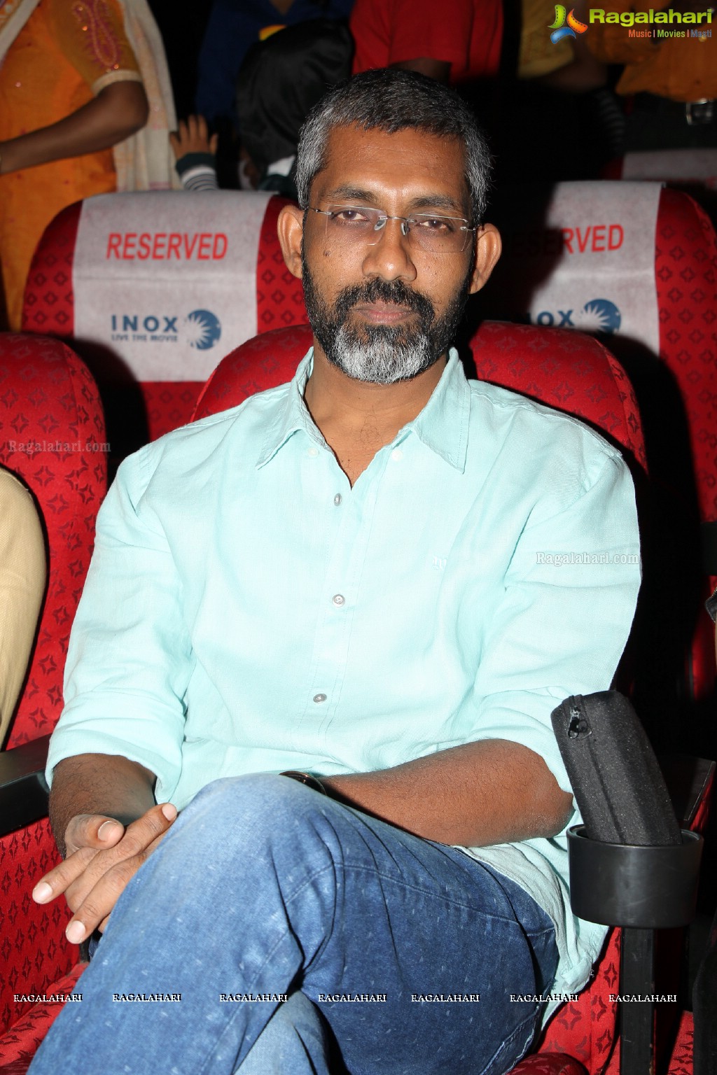 Starcast of Blockbuster Marathi Movie Sairat visits Maheswari Parameswari INOX, Hyderabad