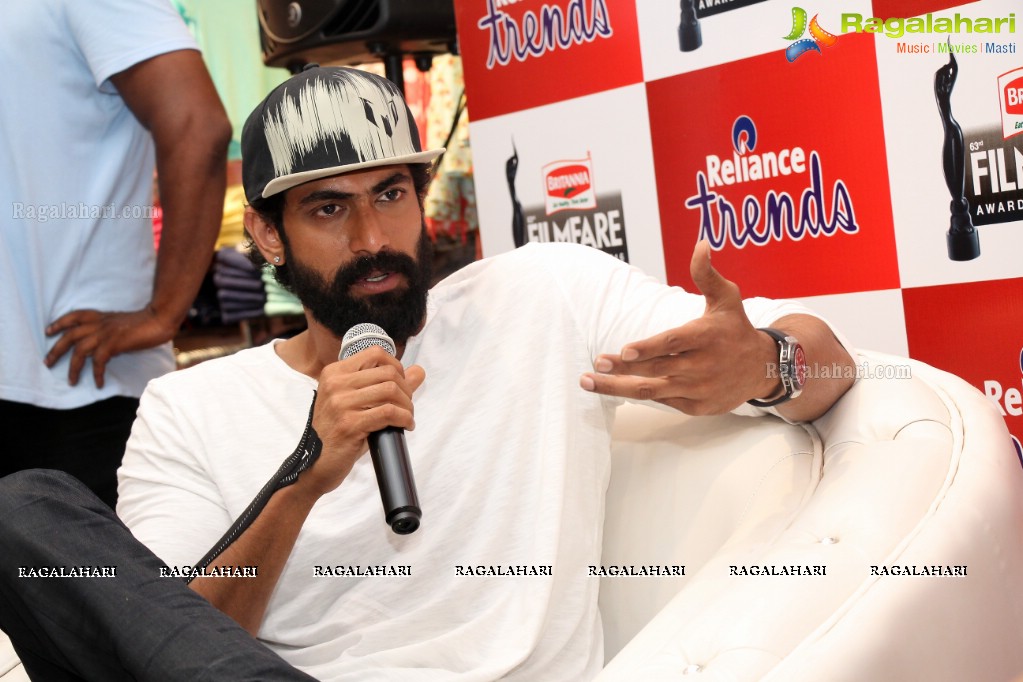 Meet and Greet Rana Daggubati by Reliance Trends, Hyderabad