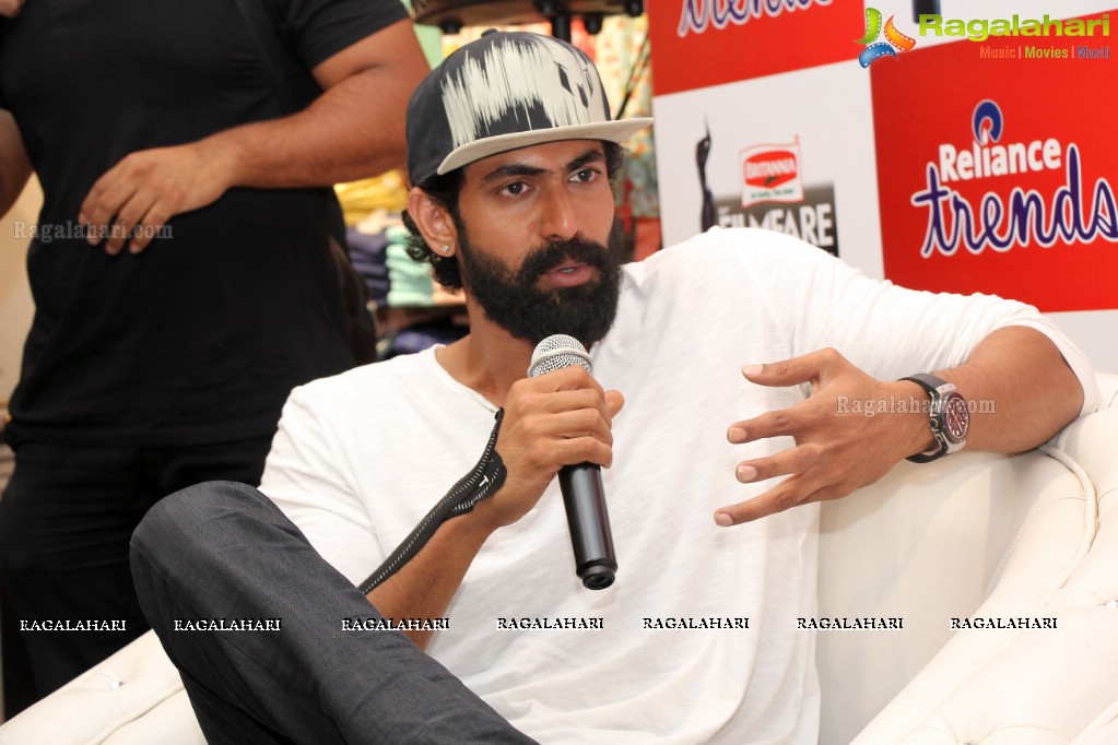 Meet and Greet Rana Daggubati by Reliance Trends, Hyderabad