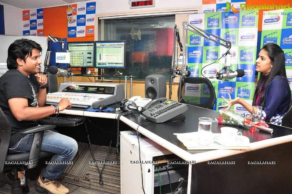 Niharika at Radio City, Hyderabad