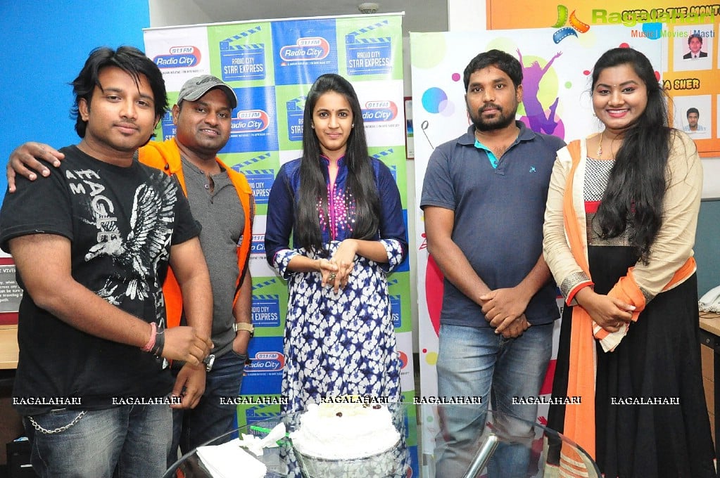 Niharika at Radio City, Hyderabad