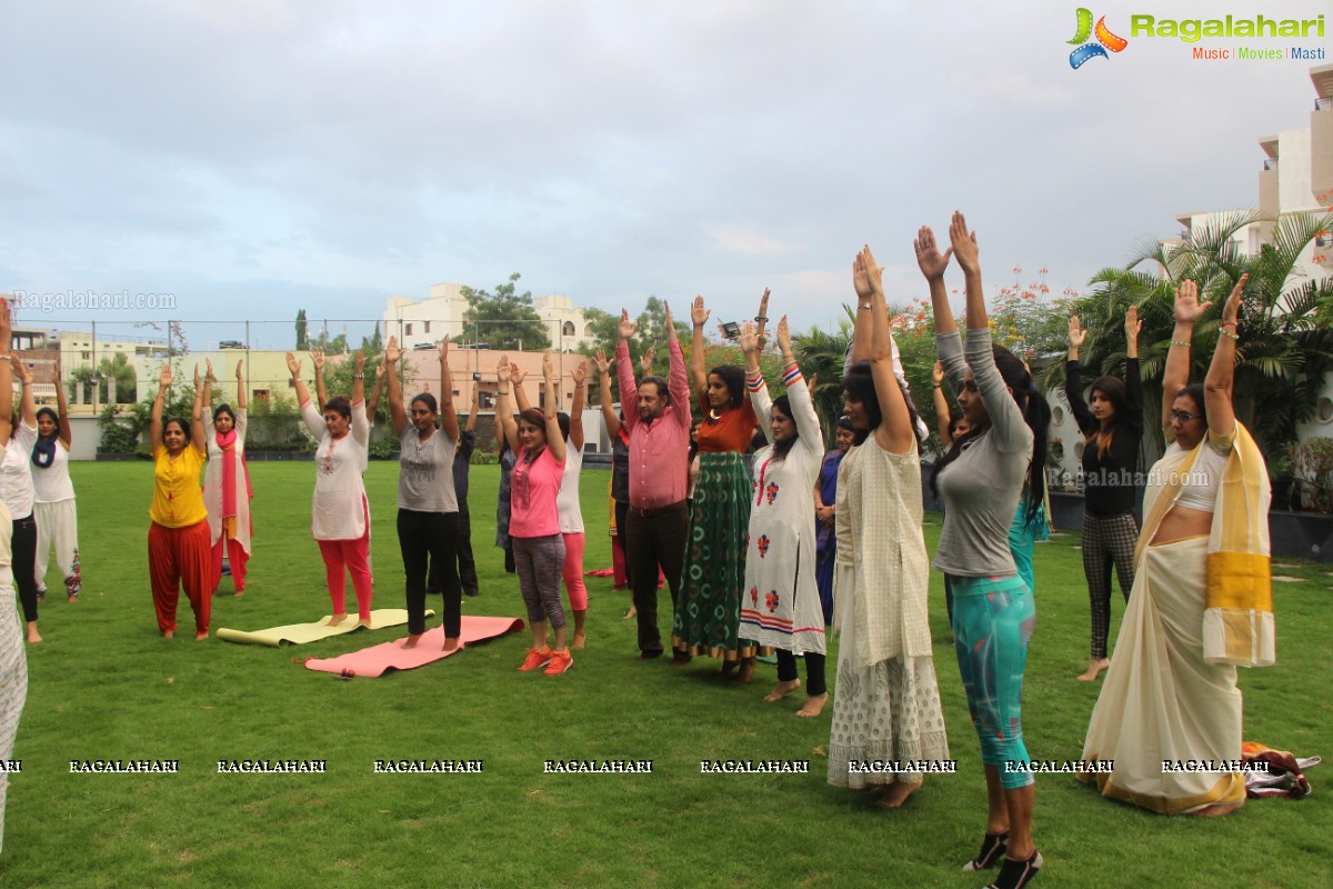World Yoga Day with Yogini Nisha Pushpavanam and Ruchika Sharma