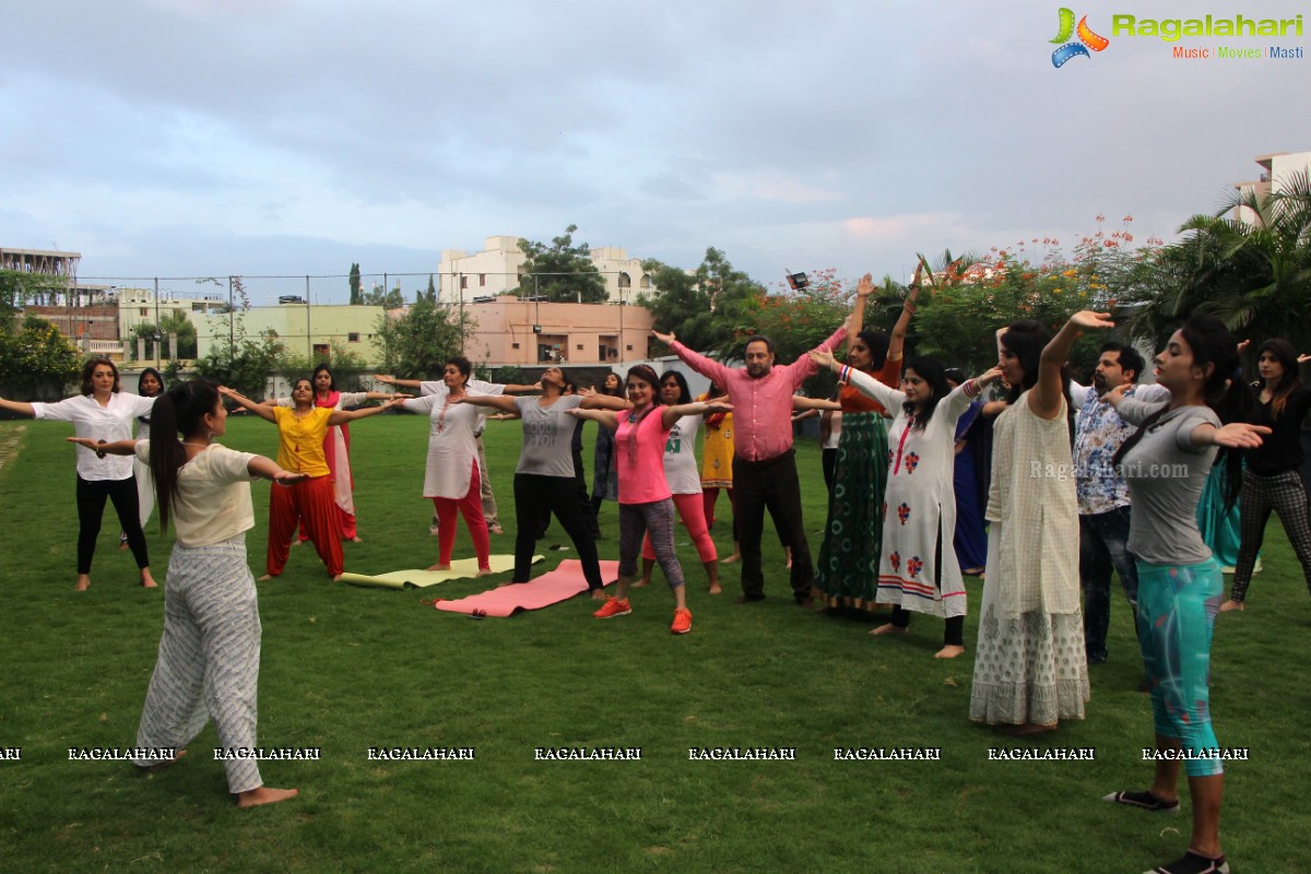 World Yoga Day with Yogini Nisha Pushpavanam and Ruchika Sharma