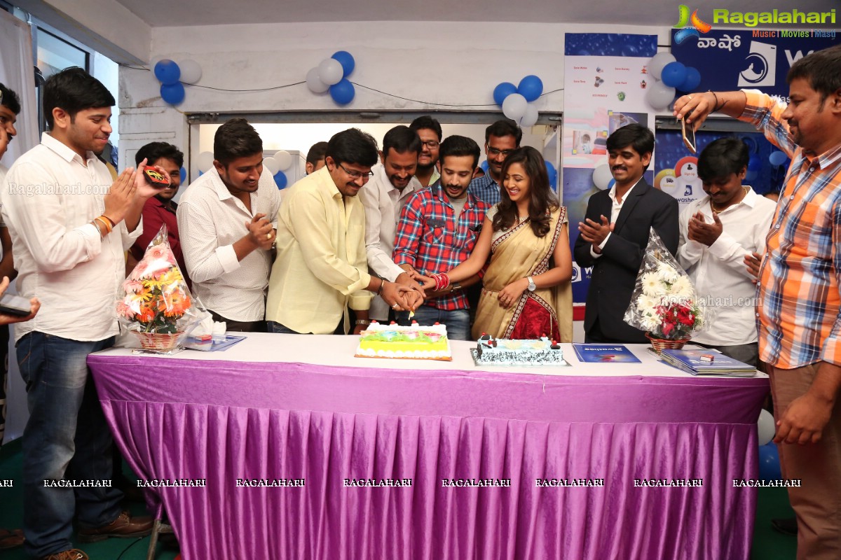 Washoo - Laundry Solutions Outlet Launch by Ravi and Lasya, Hyderabad