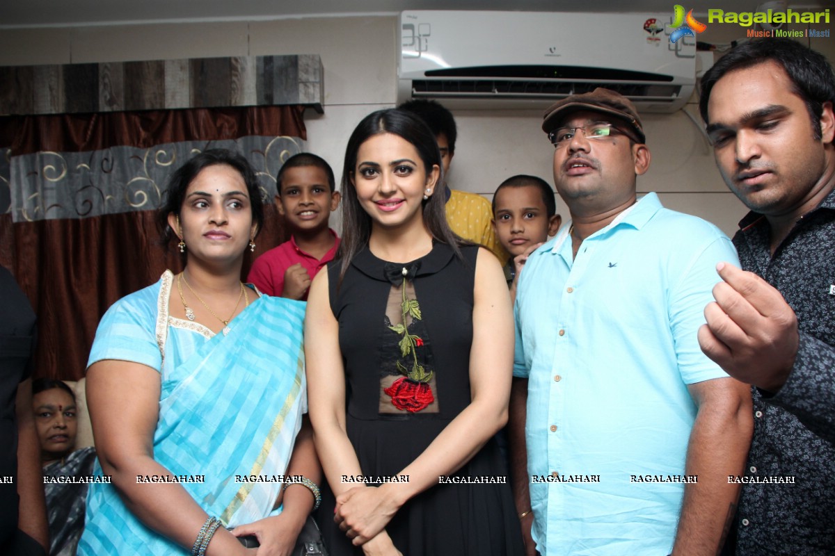 Rakul Preet Singh launches Sahara Cafe at Nizampet, Hyderabad