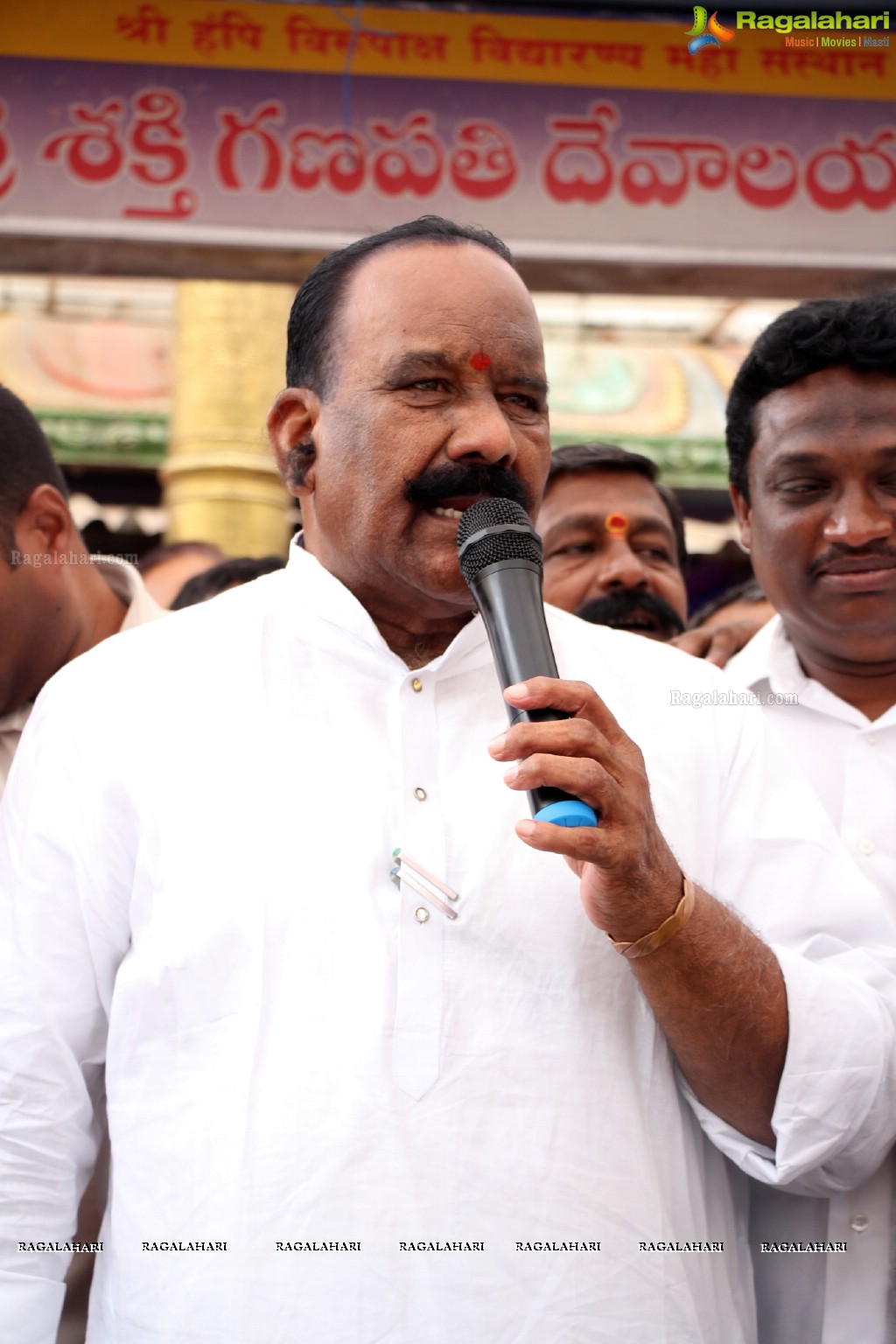 Book Distribution at Shri Shakthi Ganapathi Devalayam, Ramkote, Hyderabad