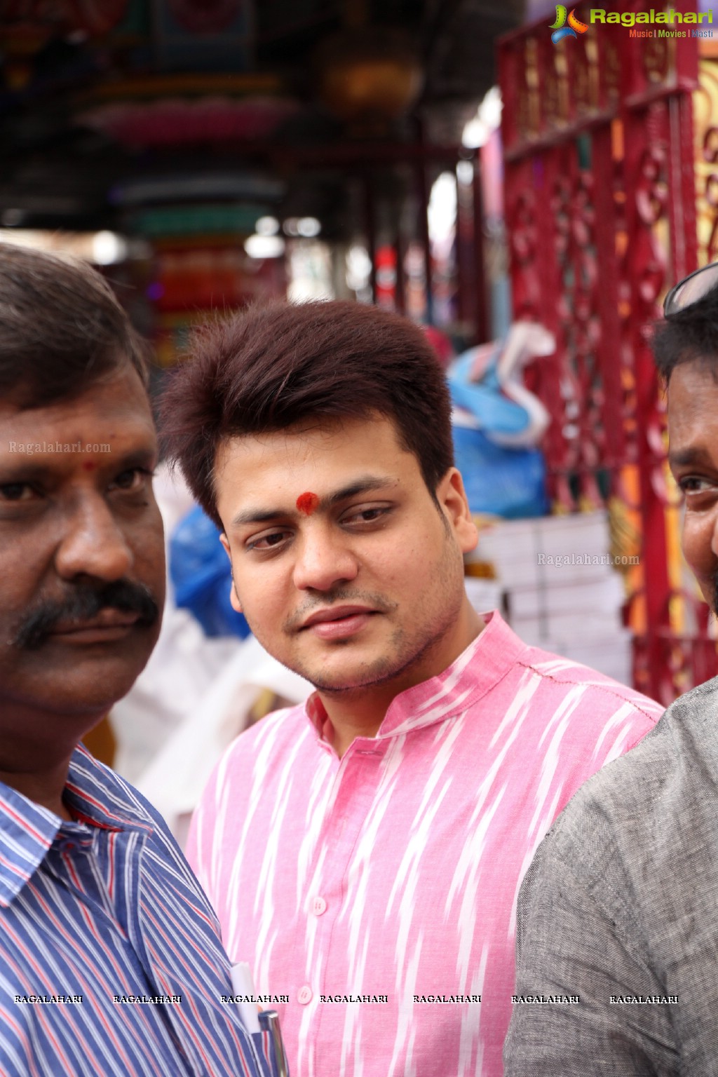 Book Distribution at Shri Shakthi Ganapathi Devalayam, Ramkote, Hyderabad