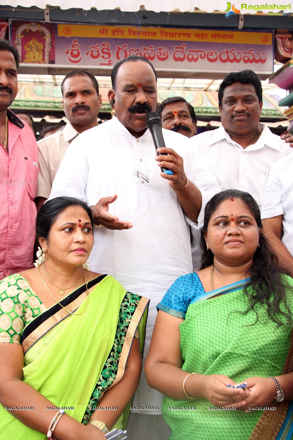 Book Distribution at Shri Shakthi Ganapathi Devalayam, Ramkote, Hyderabad