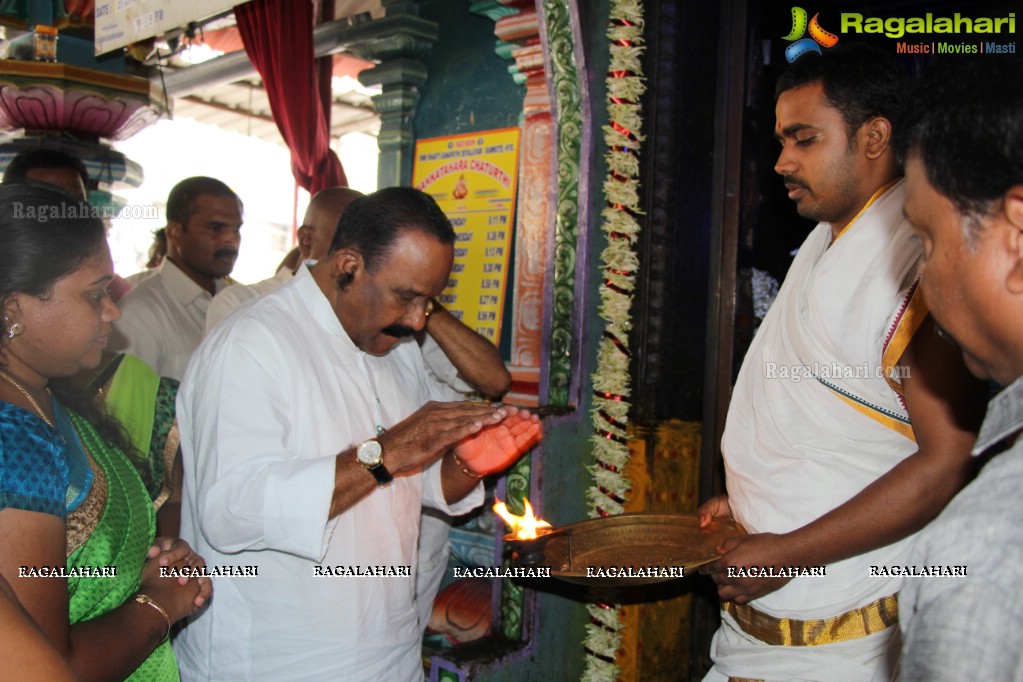 Book Distribution at Shri Shakthi Ganapathi Devalayam, Ramkote, Hyderabad