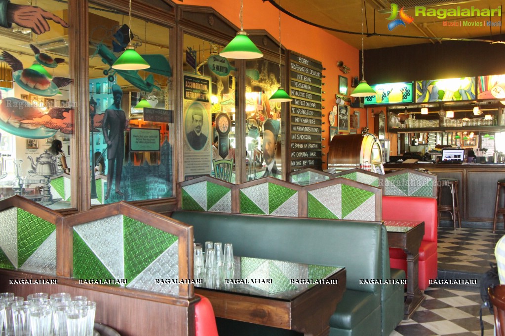 Irani Chai, Pav Maska & Crumbs At SodaBottleOpenerWala, Hyderabad