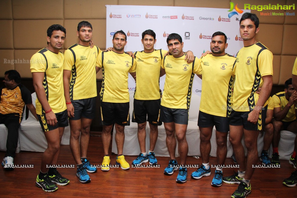 Telugu Titans Pro Kabaddi League Season 4 New Team Launch in Hyderabad