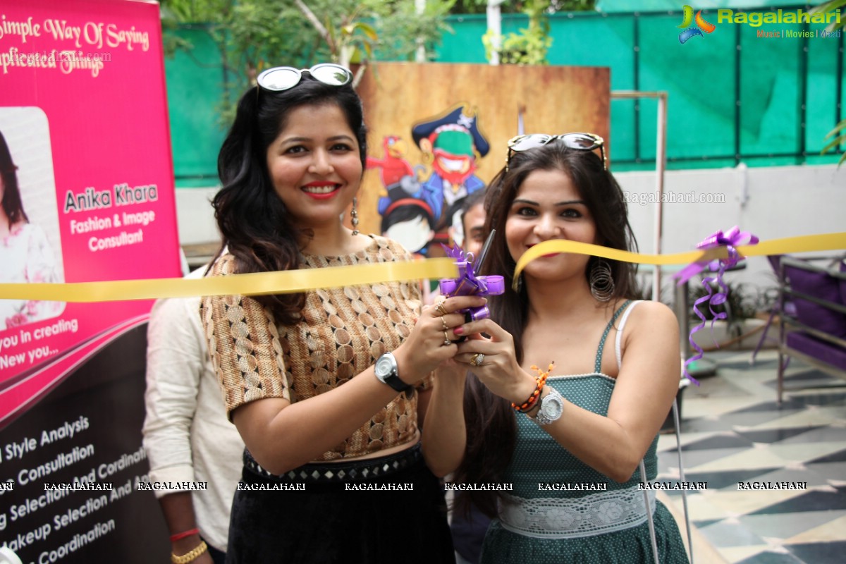 Geet Gupta and Anika Khara launches Treasure Trunk Flea Market at Kavanah, Hyderabad