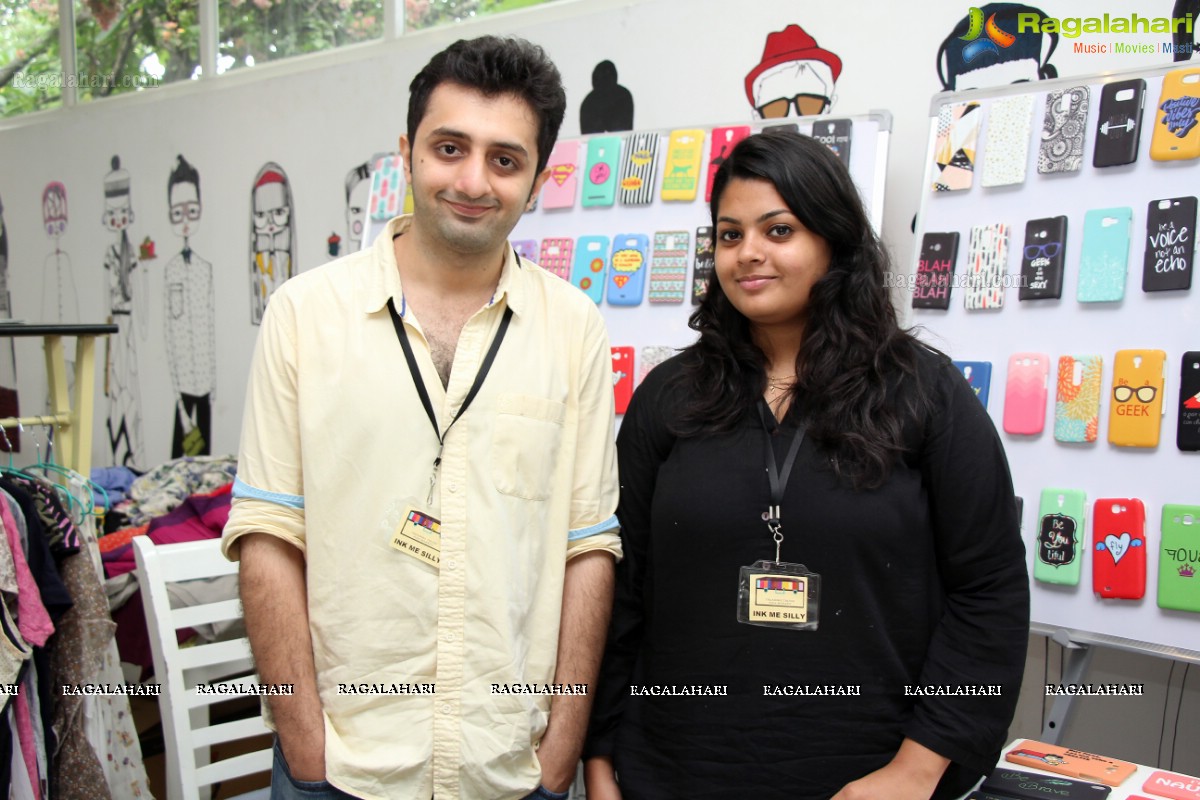 Geet Gupta and Anika Khara launches Treasure Trunk Flea Market at Kavanah, Hyderabad