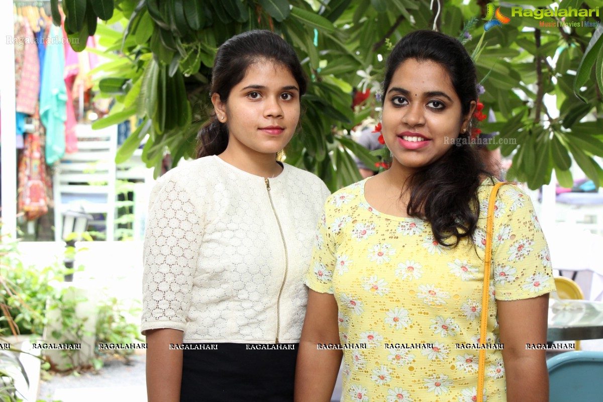 Geet Gupta and Anika Khara launches Treasure Trunk Flea Market at Kavanah, Hyderabad