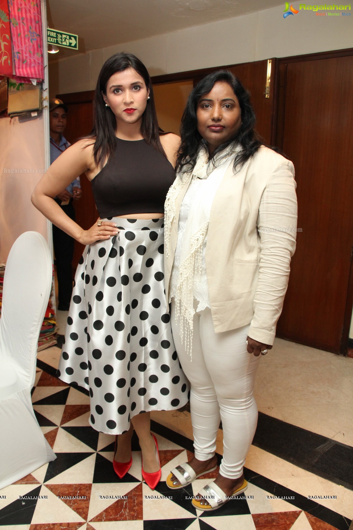 Mannara Chopra inaugurates Trendz Exhibition and Sale at Taj Krishna, Hyderabad