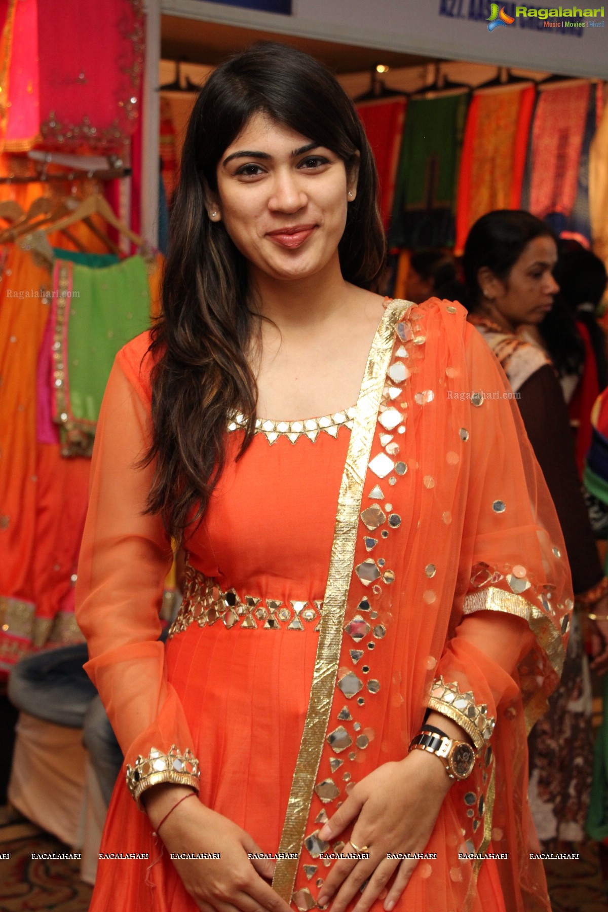 Mannara Chopra inaugurates Trendz Exhibition and Sale at Taj Krishna, Hyderabad