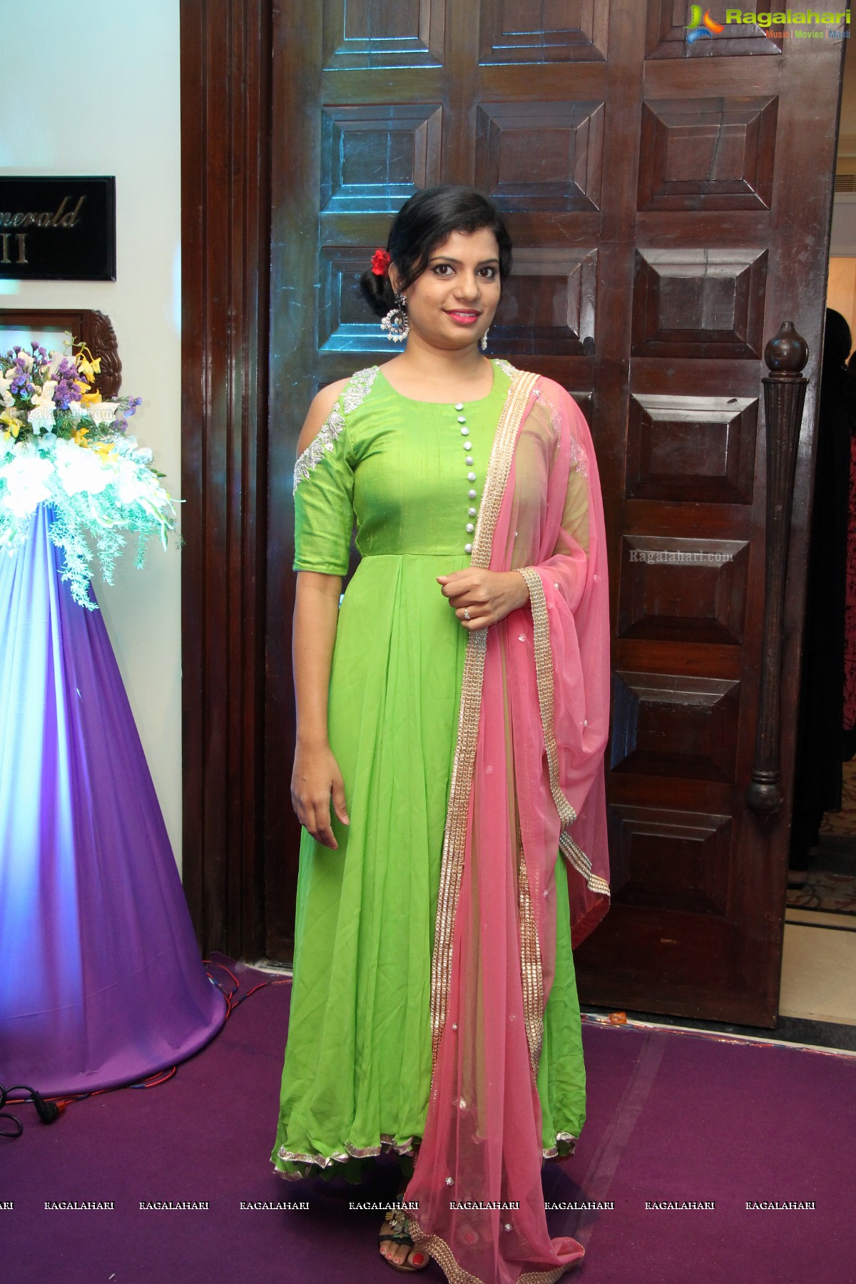 Mannara Chopra inaugurates Trendz Exhibition and Sale at Taj Krishna, Hyderabad