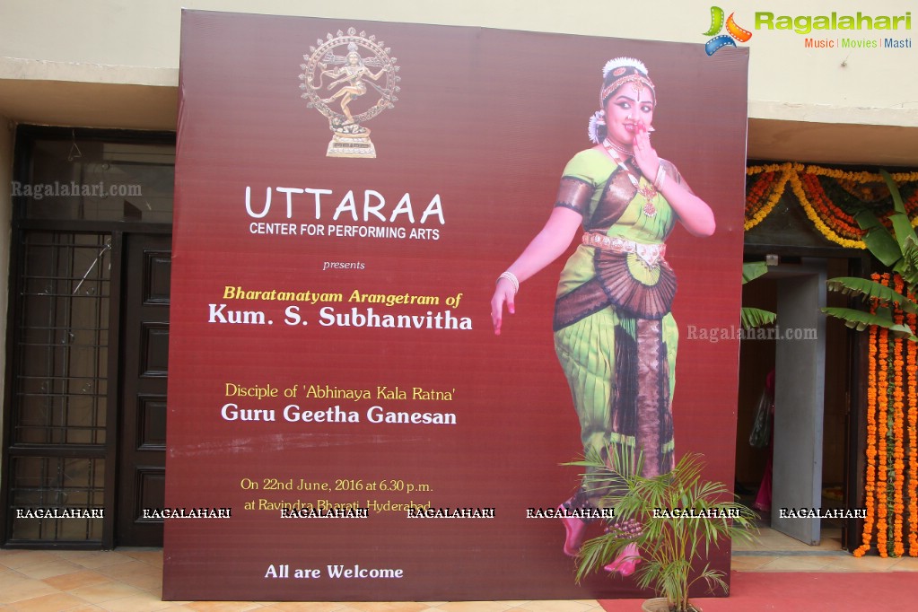 Bharatanatyam Arangetram of Subhanvitha at Ravindra Bharati, Hyderabad