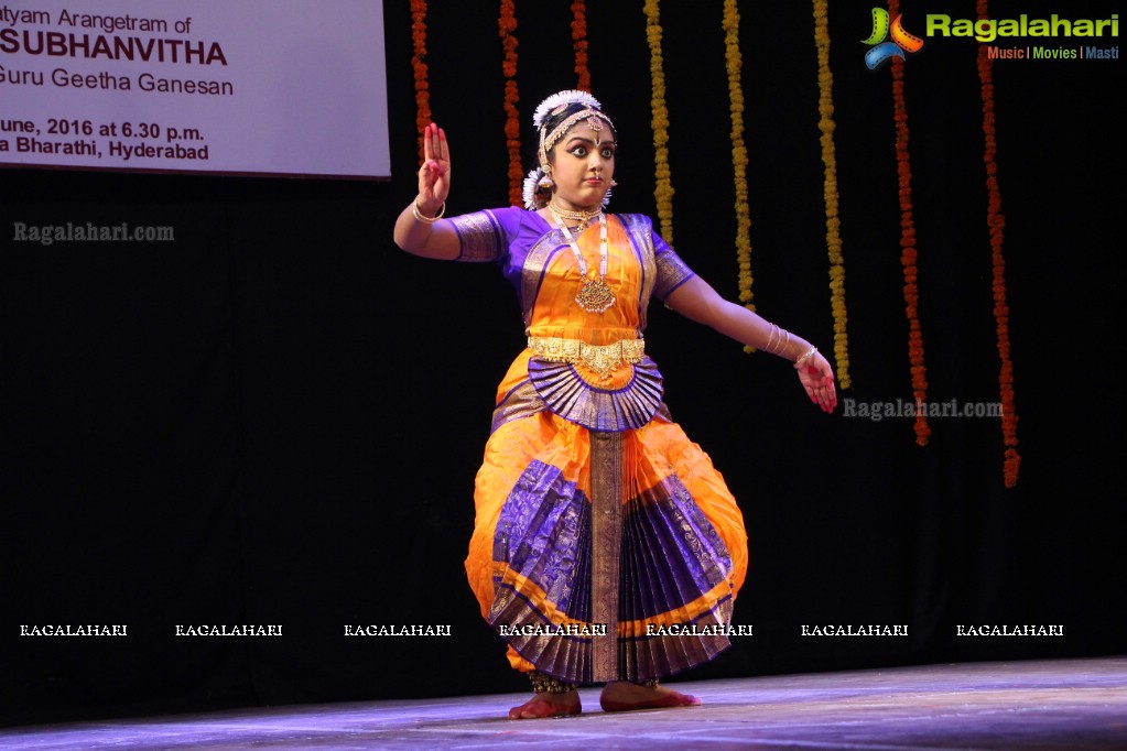 Bharatanatyam Arangetram of Subhanvitha at Ravindra Bharati, Hyderabad