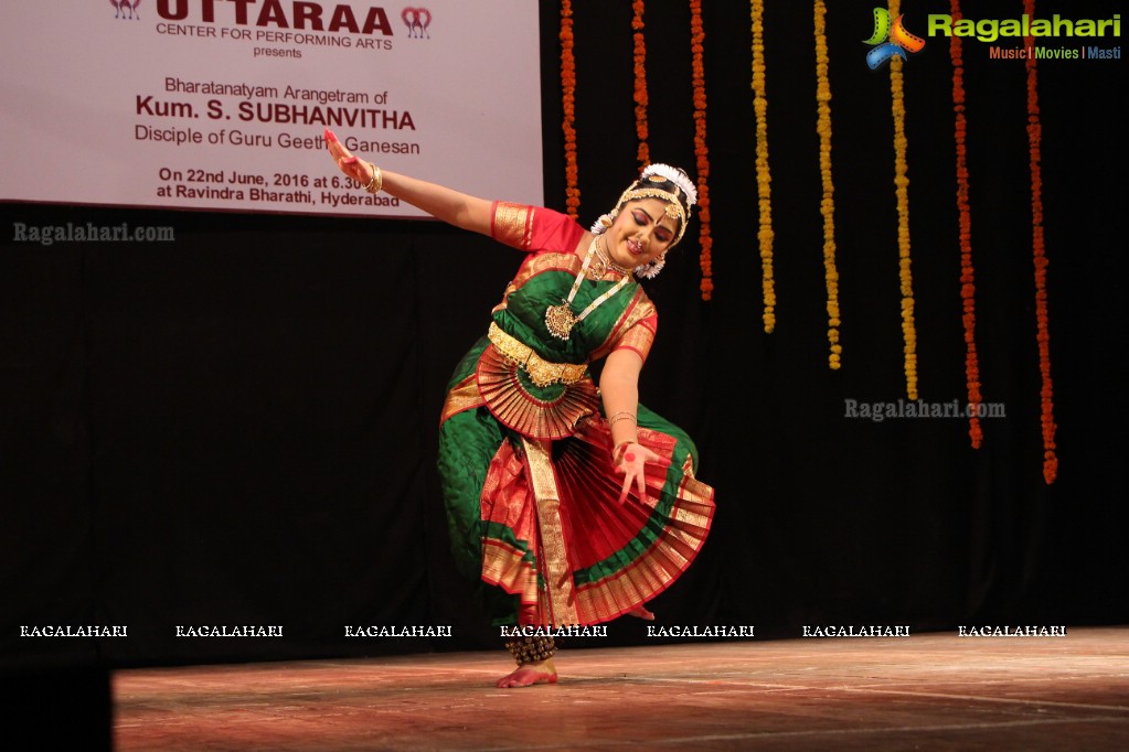 Bharatanatyam Arangetram of Subhanvitha at Ravindra Bharati, Hyderabad